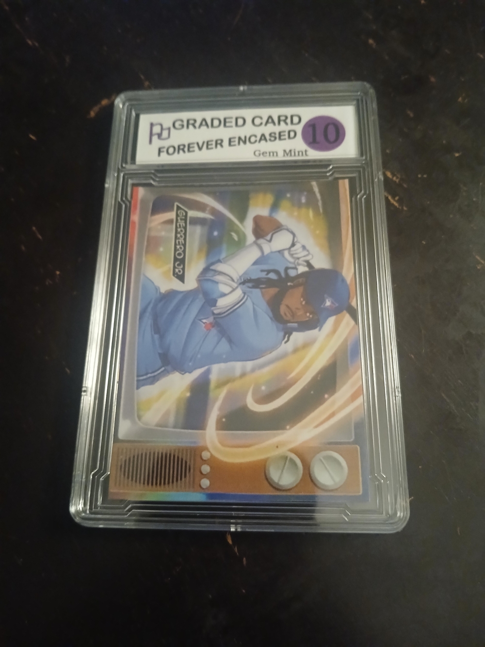 Vladimir Guerrero Anime Forever Encased Graded Card Not Orignal